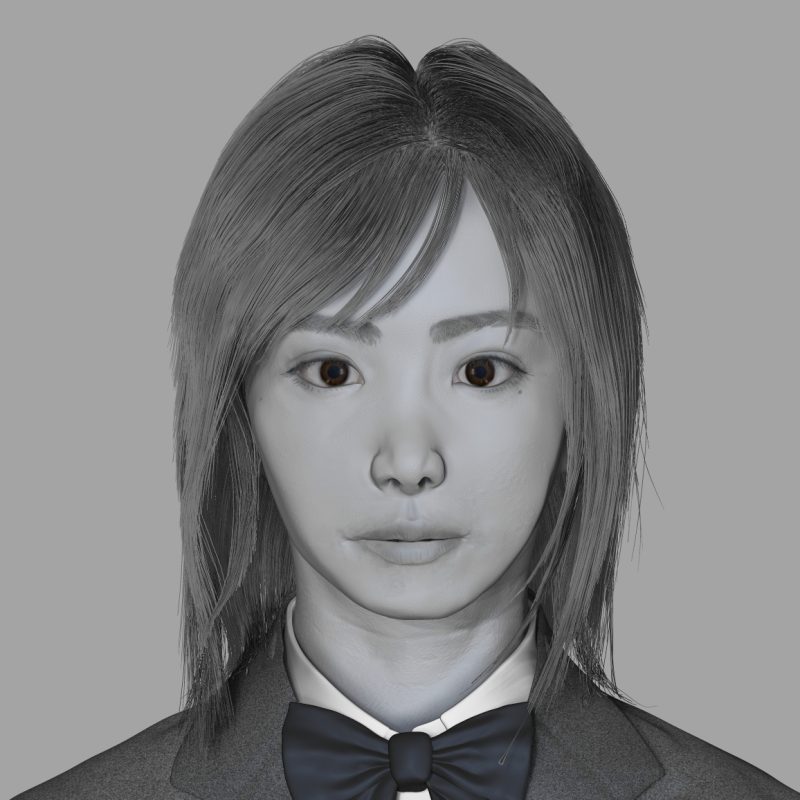 リアルな女性の3DCG